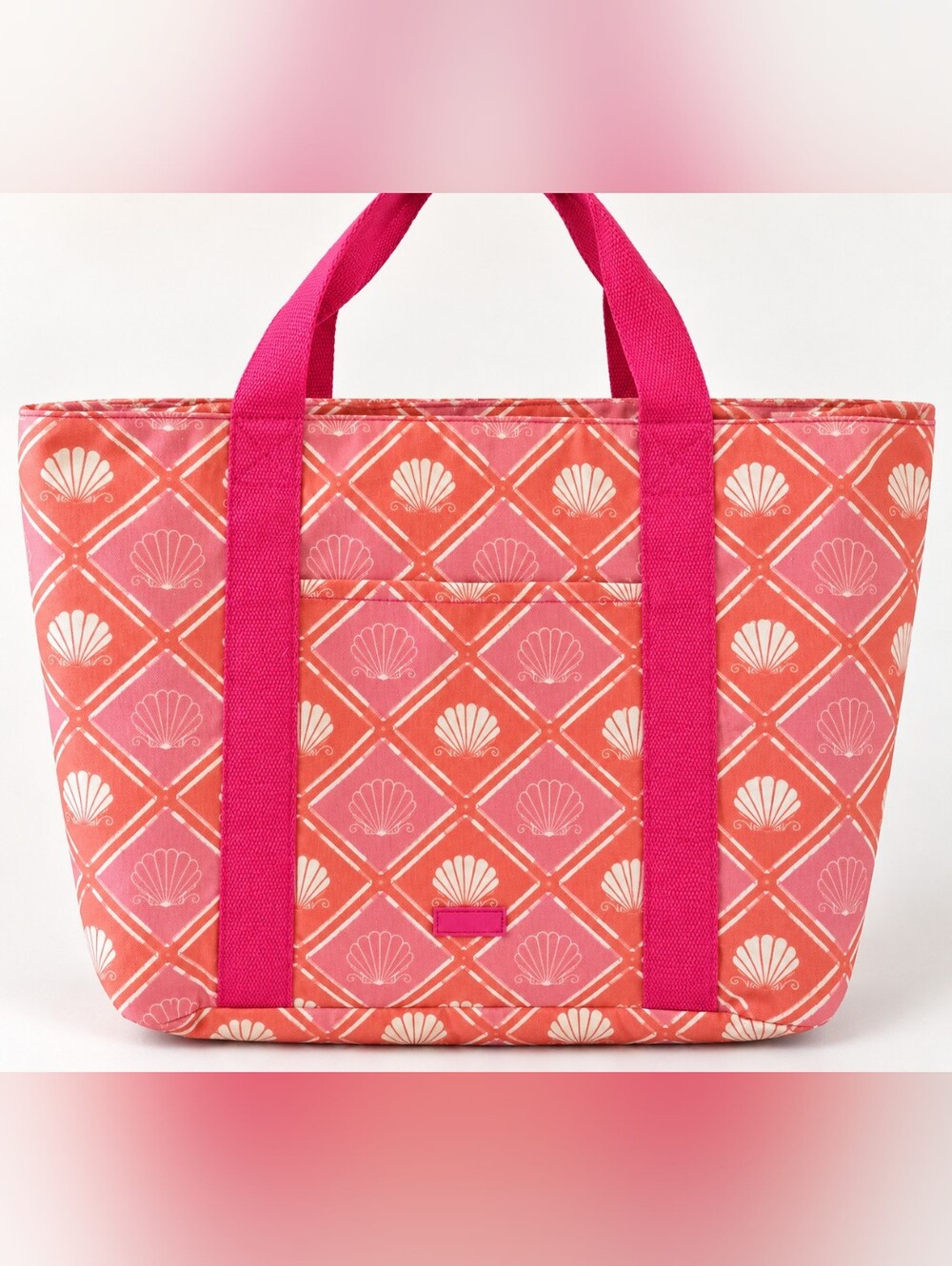 Coral and Hot Pink Tote Bag